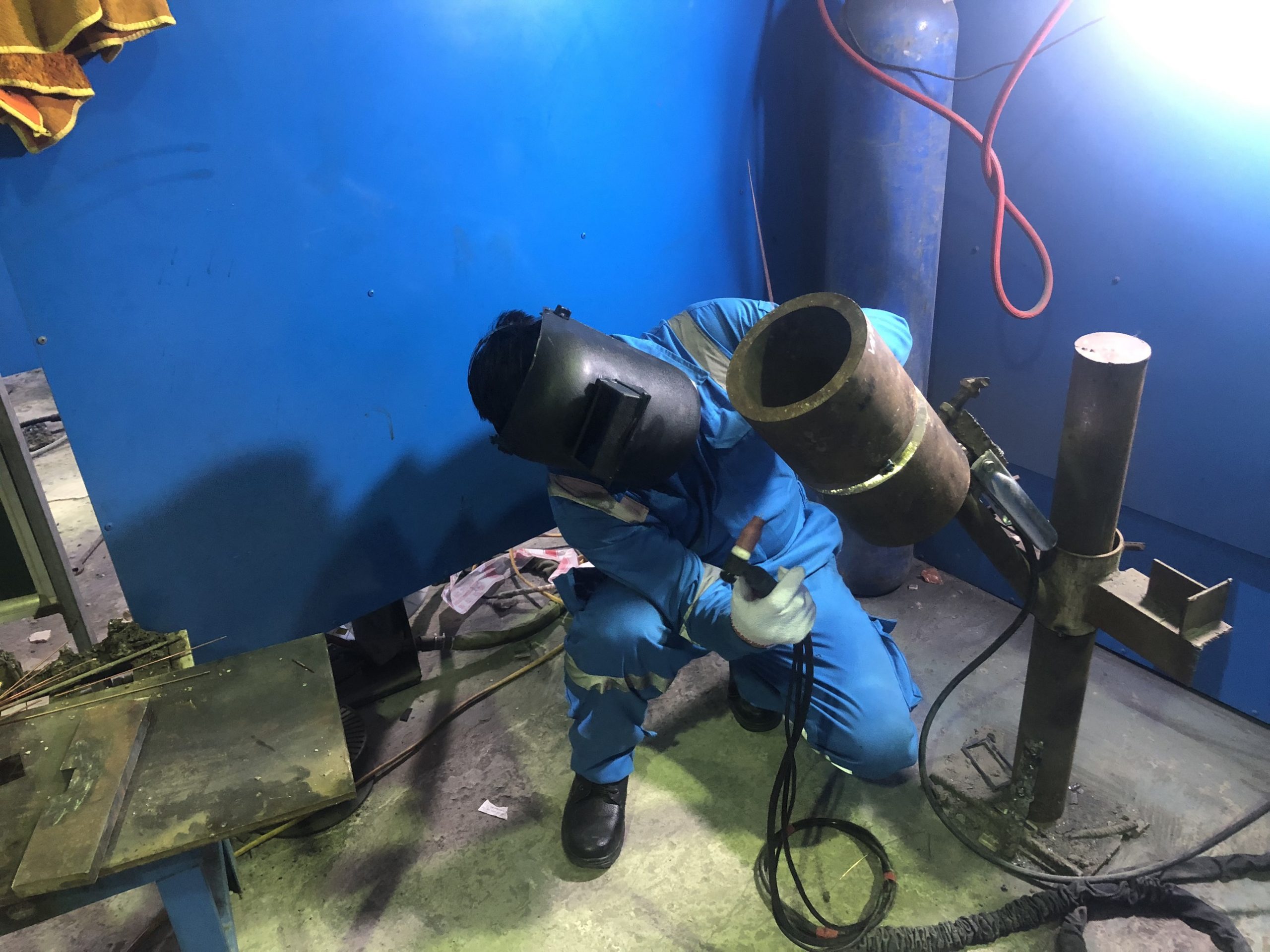 Training and supplying 6G . welders